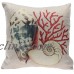 Ocean Life Pillow Cover Cotton Linen Pillow Case Home Decor Cushion Cover 18x18   162662903328